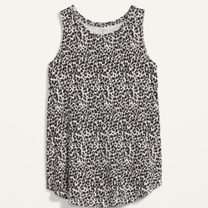 NWT Old Navy Animal Print Luxe Tank